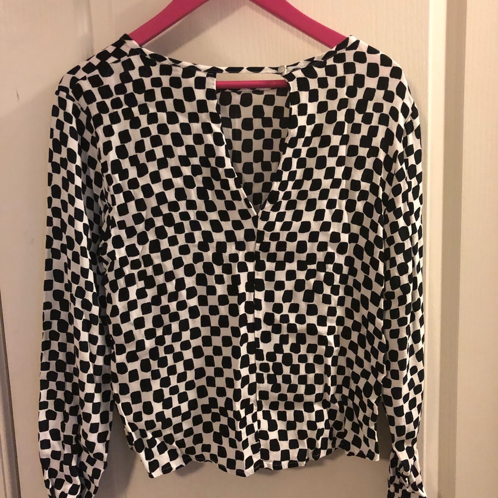 Checkered blouse - Picture 2 of 2